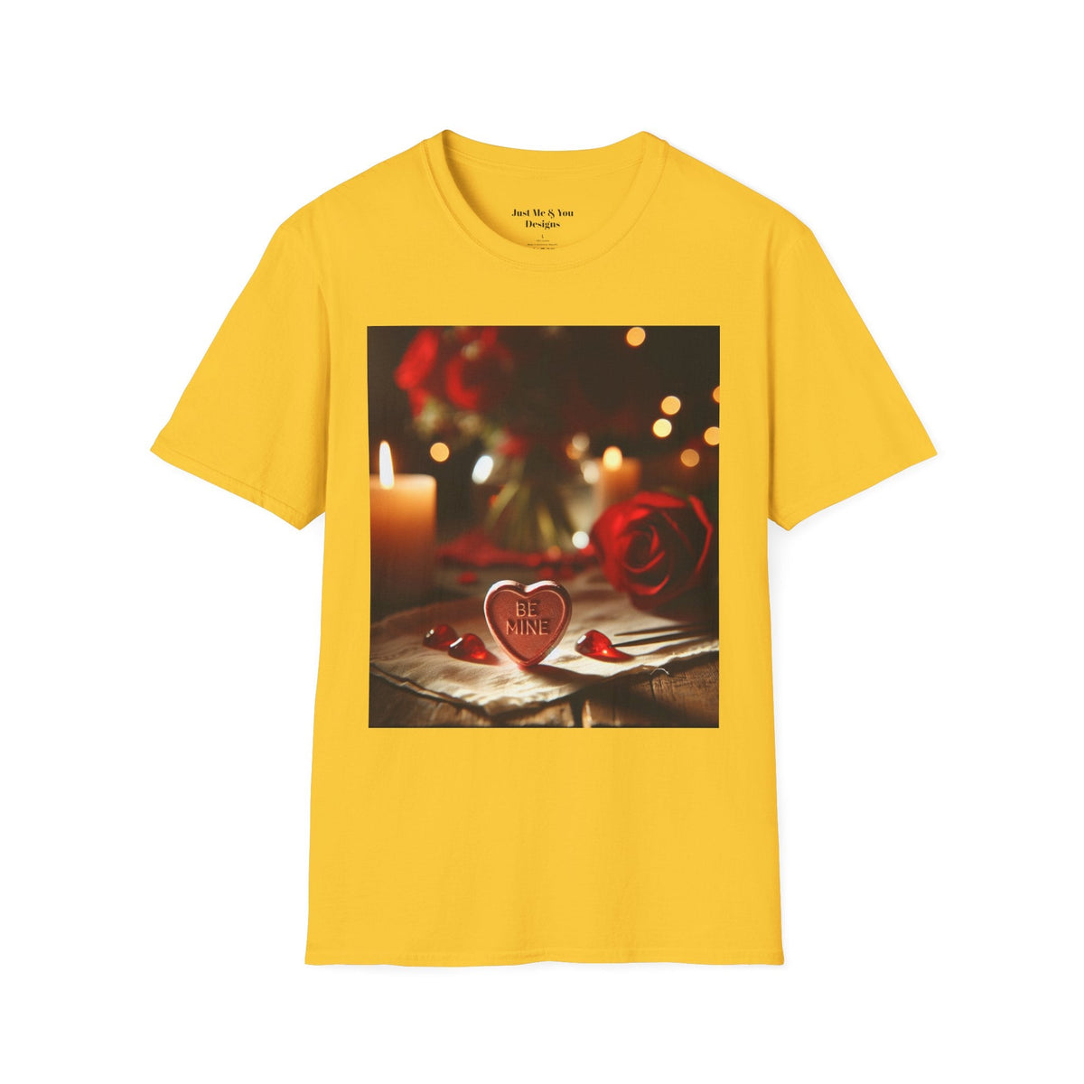 Be Mine You Won My Heart Unisex Softstyle T-Shirt Anniversary Special Occasion