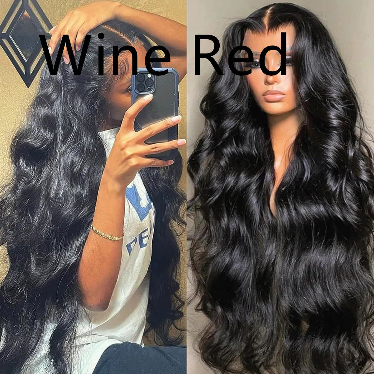 Long Curly Big Wave Wig – 3 Colors | 26"-32" Synthetic