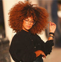 Short Curly Afro Wig – Rose Mesh Cap | 14"