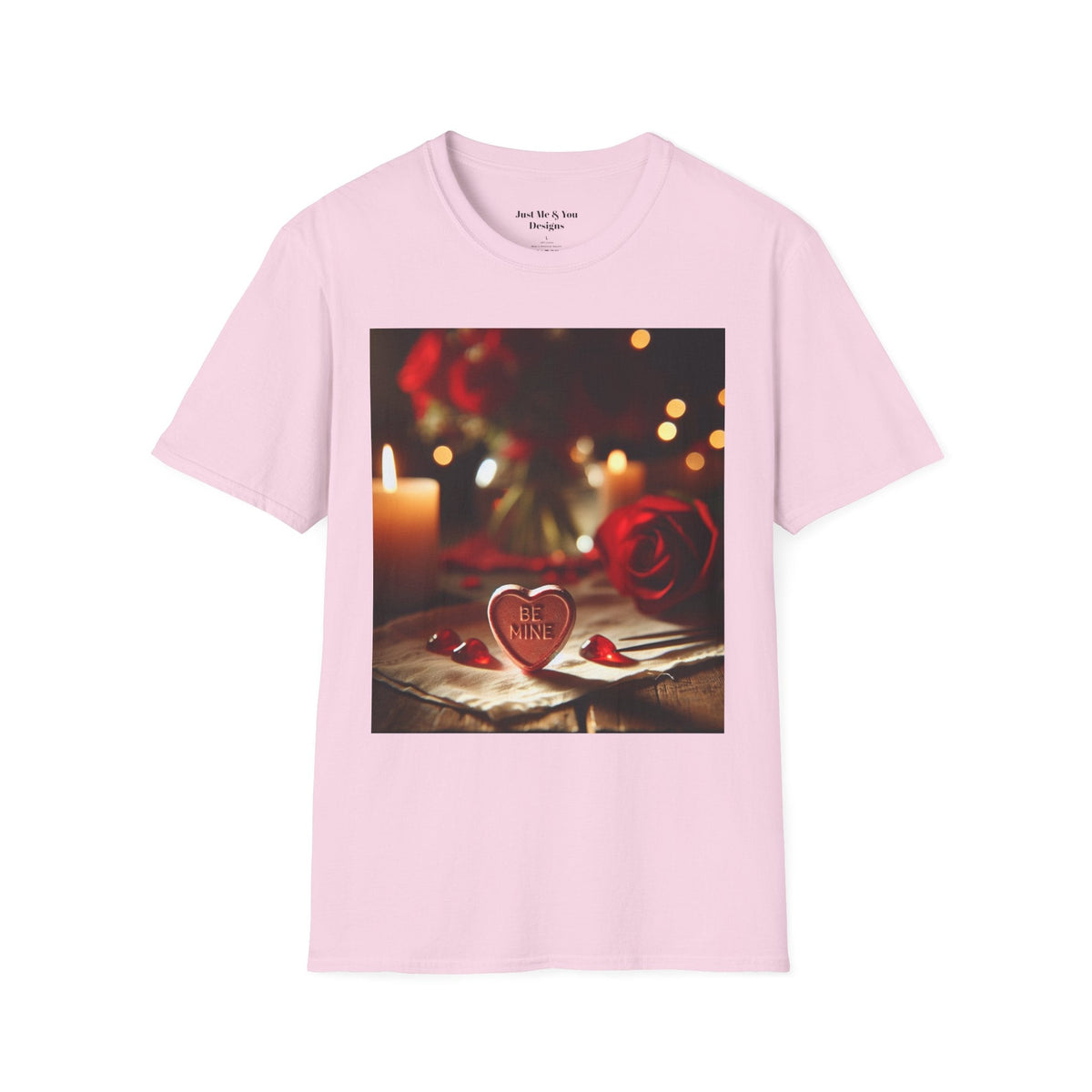 Be Mine You Won My Heart Unisex Softstyle T-Shirt Anniversary Special Occasion