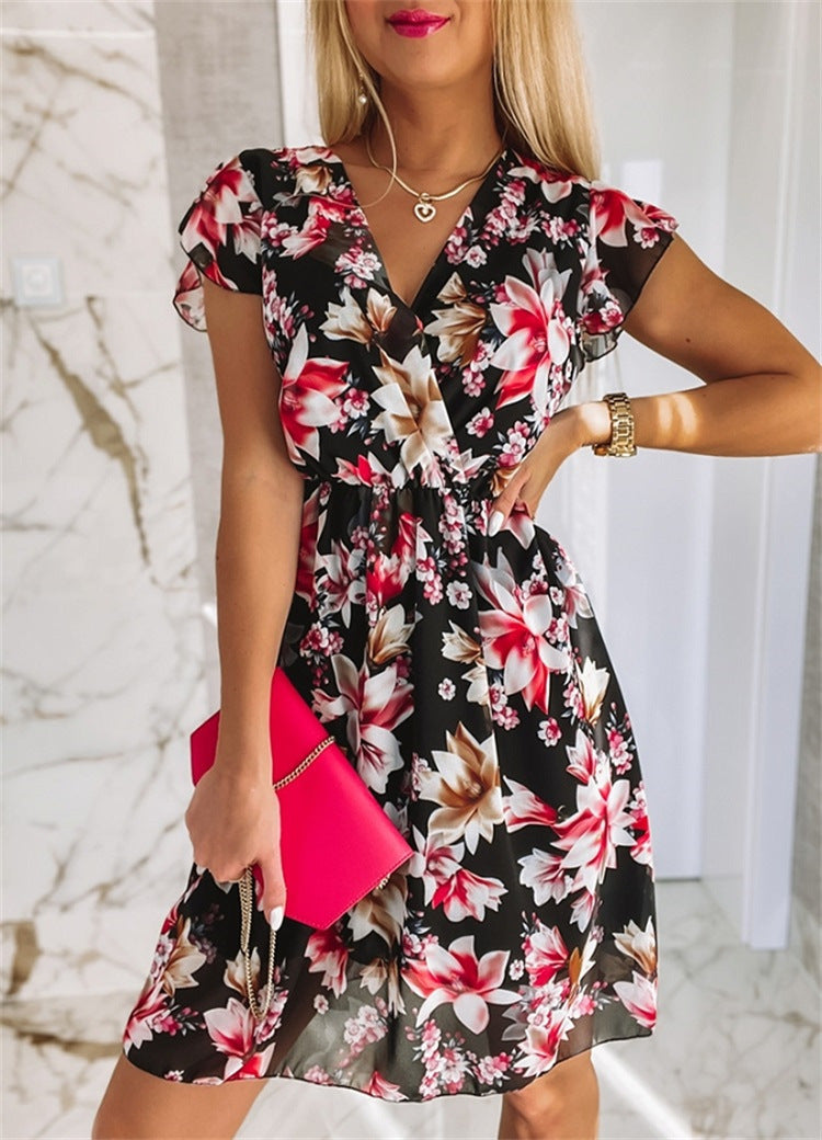 European And American Fashion Print Women's Clothing