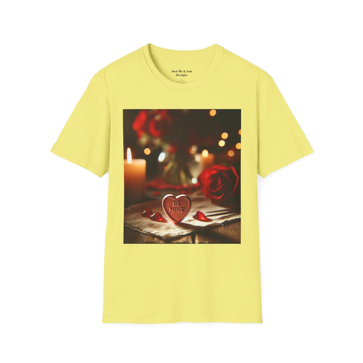 Be Mine You Won My Heart Unisex Softstyle T-Shirt Anniversary Special Occasion