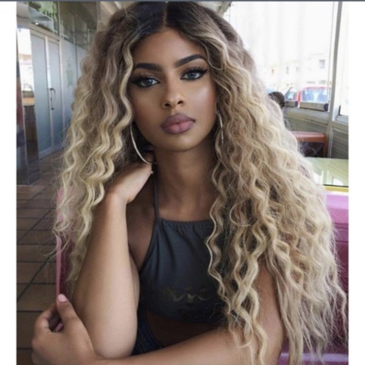 Long Deep Wave Wig – 26" Center Part Synthetic