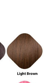 Medium Long Curly Wave Wig – Black, Dark Brown & Light Brown Synthetic