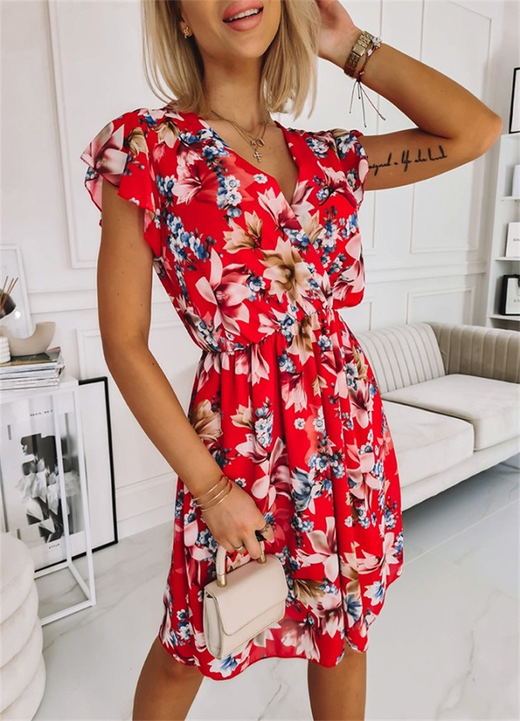 European And American Fashion Print Women's Clothing