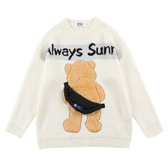Autumn And Winter China-Chic Men's Long Sleeve Loose Sweater