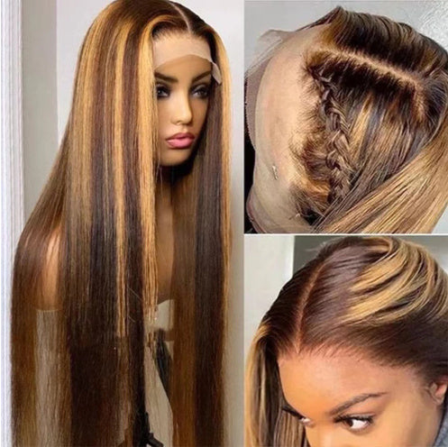 Straight Wig – Brown Gradient | 9 Lengths 10"-26"