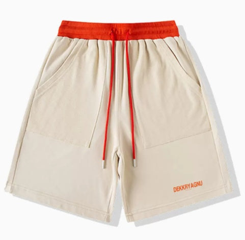 Shorts Men's China-Chic Hip Hop Drawstring Sports Straight Crops
