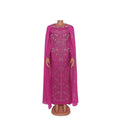 African Dress Flowing Chiffon Long Sleeves