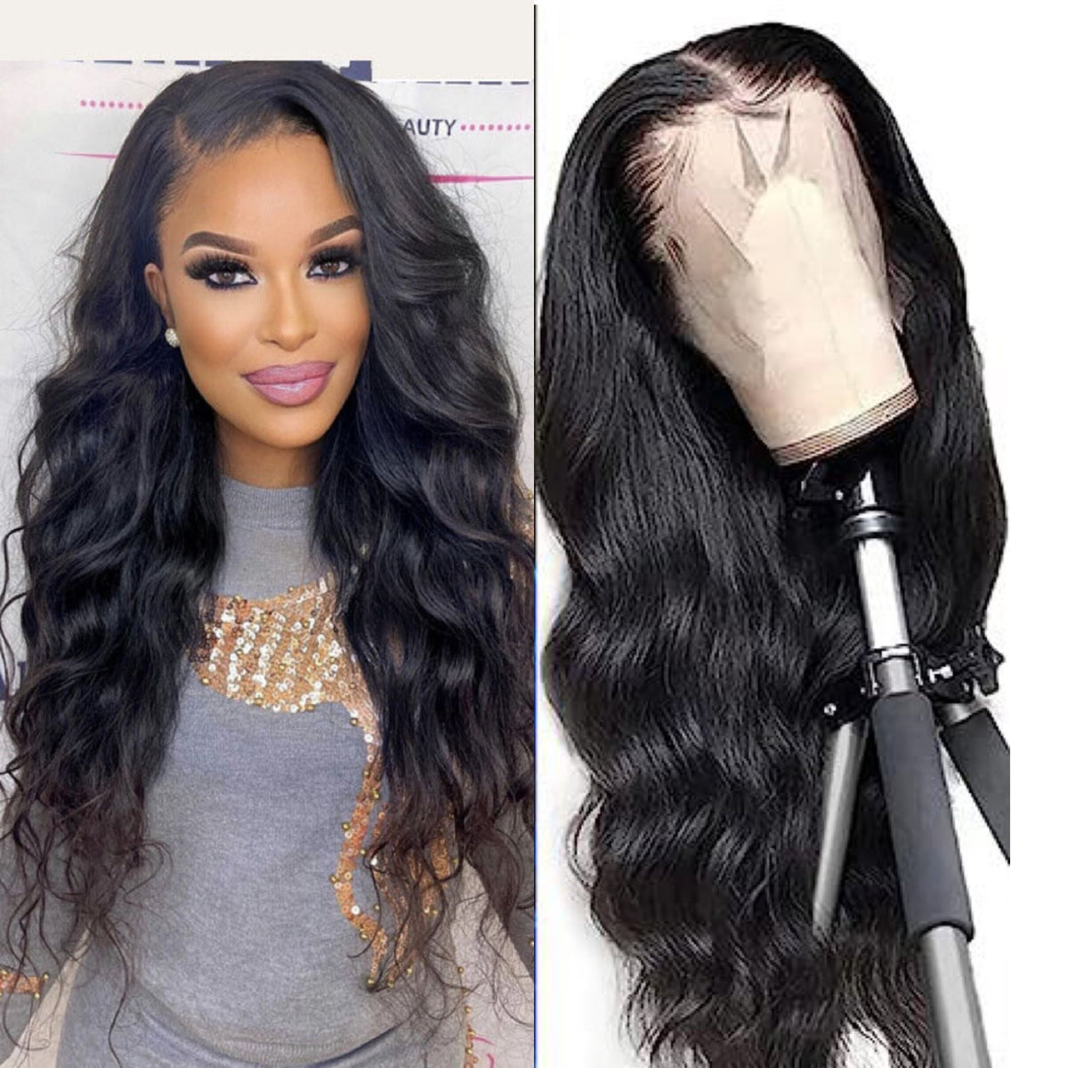 Long Curly Big Wave Wig – 3 Colors | 26"-32" Synthetic
