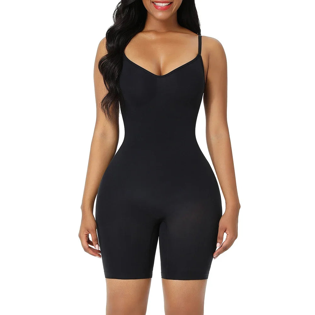 Colombianas Seamless Women Bodysuit Sculpting Push Up Butt Lifter Thigh Slimmer Body Shapewear