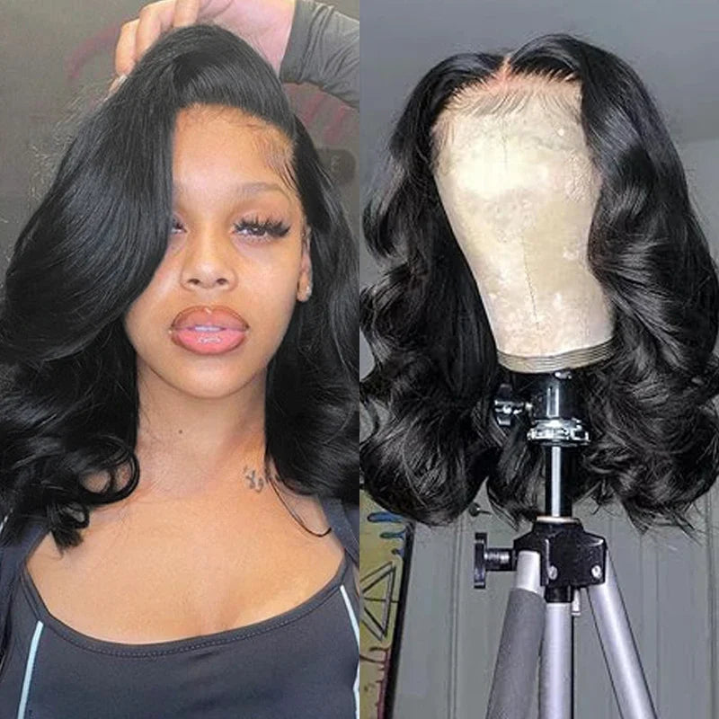 Body Wave Bob Wig - 13x4 Lace Front Brazilian Remy Hair