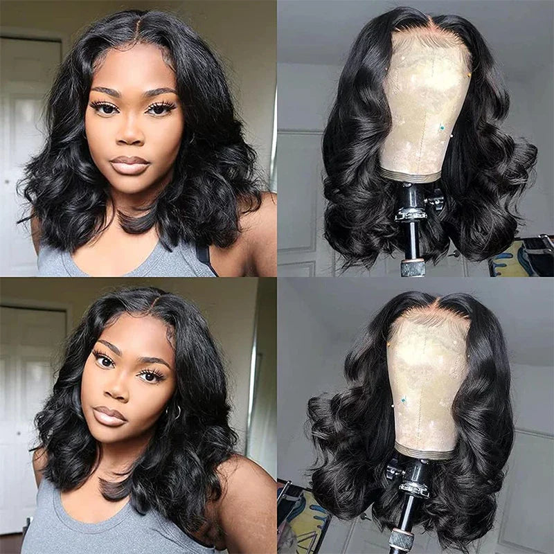 Body Wave Bob Wig - 13x4 Lace Front Brazilian Remy Hair