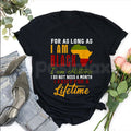 "I Am Black History" Men’s T-Shirt - Bold Black History Month Graphic Tee, Empowering African American Heritage Shirt, Premium Heavyweight 100% Cotton Apparel, Black Excellence Unity Top, Cultural Pride Statement Streetwear
