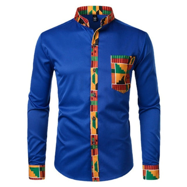 Men Casual Embroidered Design Shirt – Stylish & Comfortable Men's Fashion