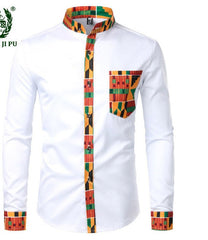 Men Casual Embroidered Design Shirt in a stylish, breathable fabric with intricate embroidery, perfect for casual and semi-formal occasions