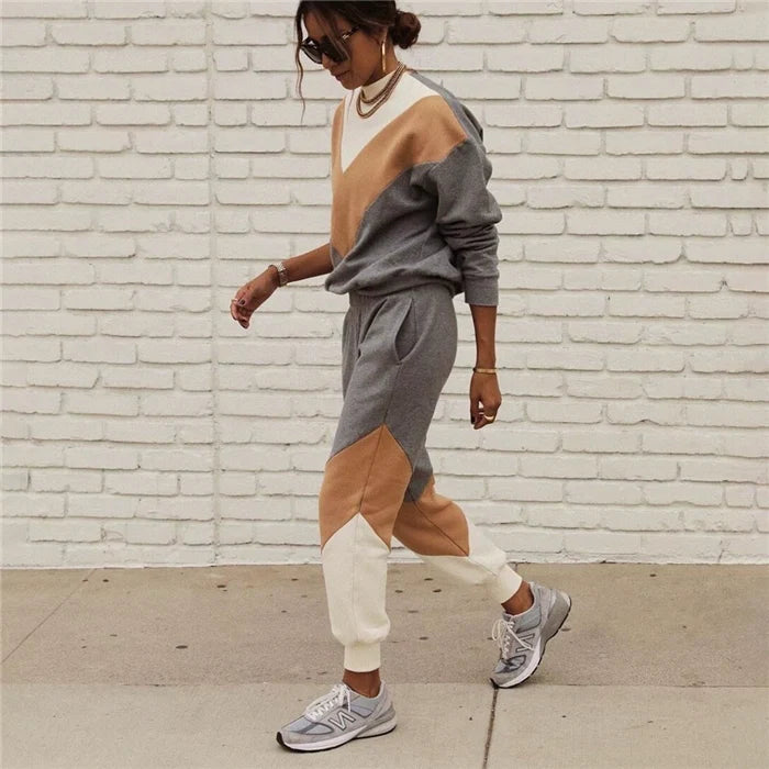 Fashion Sportswear 2 Pieces Suit Women's Clothing Tracksuit 2 Piece Set Women