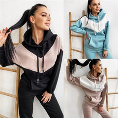 Fashion Sportswear 2 Pieces Suit Women's Clothing Tracksuit 2 Piece Set Women