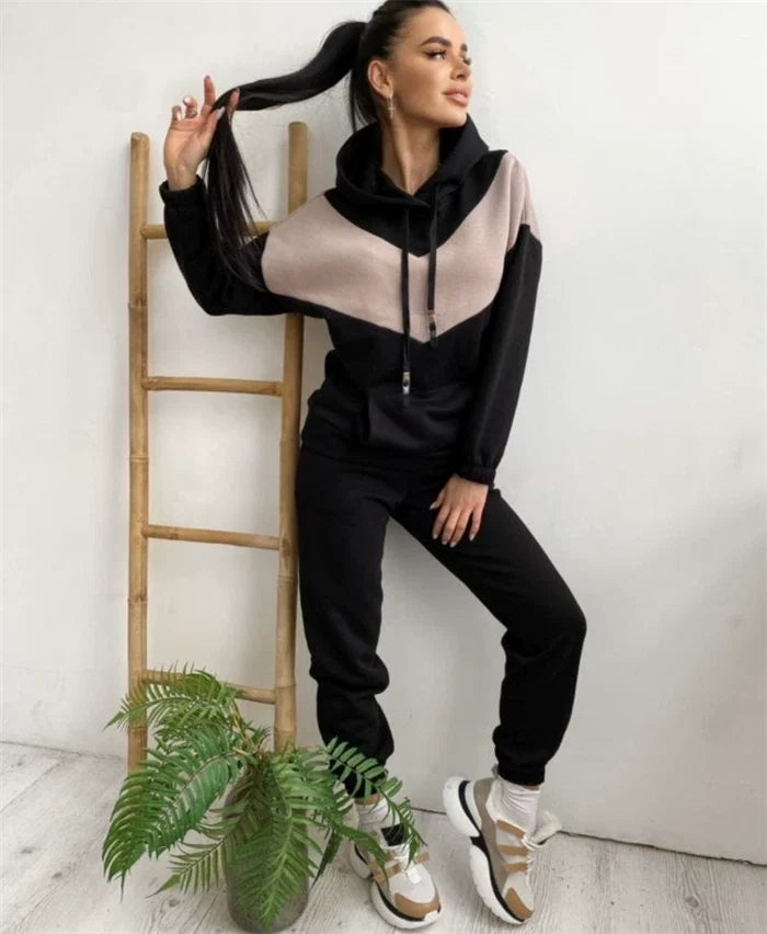 Fashion Sportswear 2 Pieces Suit Women's Clothing Tracksuit 2 Piece Set Women