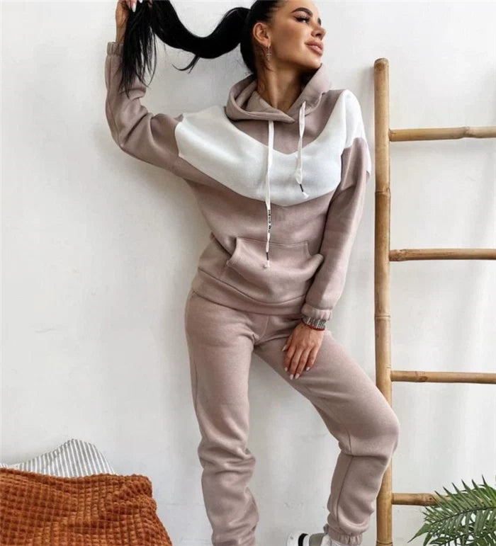 Fashion Sportswear 2 Pieces Suit Women's Clothing Tracksuit 2 Piece Set Women