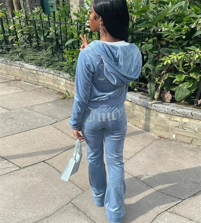 Fashion Sportswear 2 Pieces Suit Women's Clothing Tracksuit 2 Piece Set Women