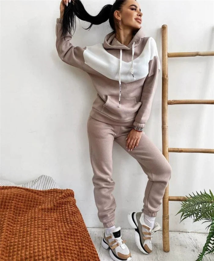 Fashion Sportswear 2 Pieces Suit Women's Clothing Tracksuit 2 Piece Set Women