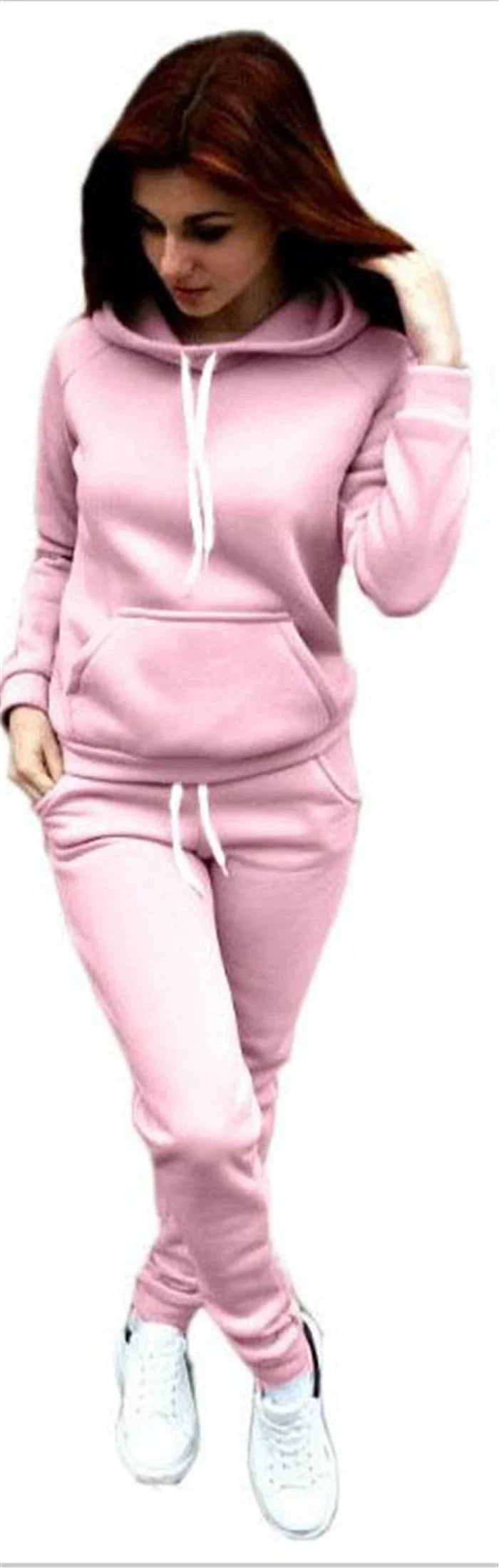 Winter 2019 Women 2 Piece Clothes Sweater Suit Sportswear=