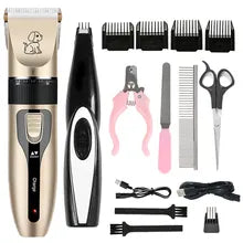 Dog or Cat Hair Clipper Pet Grooming Kit Rechargeable Trimmer