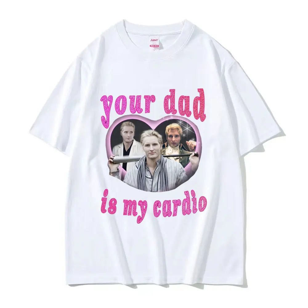 The Original Dilf Carlisle Cullen - Twilight Oversized T Shirts Summer Men Clothing Cotton Streetwear European Size Tops T-shirt