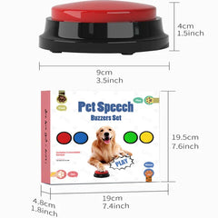 Pet Dog Talking Interacting Button for training and communication