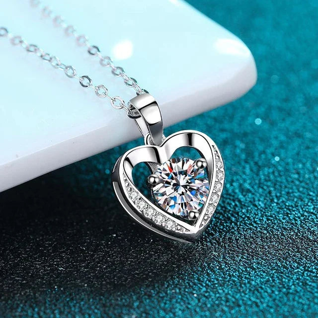 Elegant Heart Shape Pendant Necklace for women