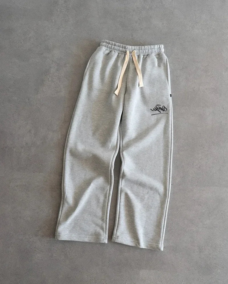 American Street Vintage Alphabet Print Pants for Men y2k Goth Harajuku Fashion Couple Casual Loose jogger tracksuit pants