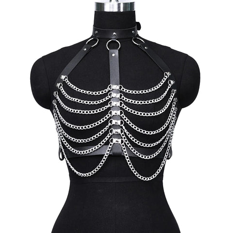 Fashion Belt Female Street Style corset Chain Tassels Belt Adjustable casual wild Decorative Belt Gothic Clothing Accessories