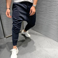 Men Clothing 2023 Men's Multi-pocket European and American Jogging Pants Fitness Leisure Slim Elastic Running Sports Pants
