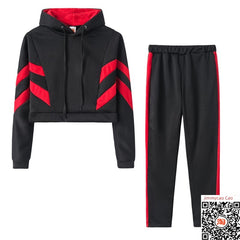 2023 Women's Sportswear Two-piece Set Kotorskitteratumenz Autumn Women Sport Suit