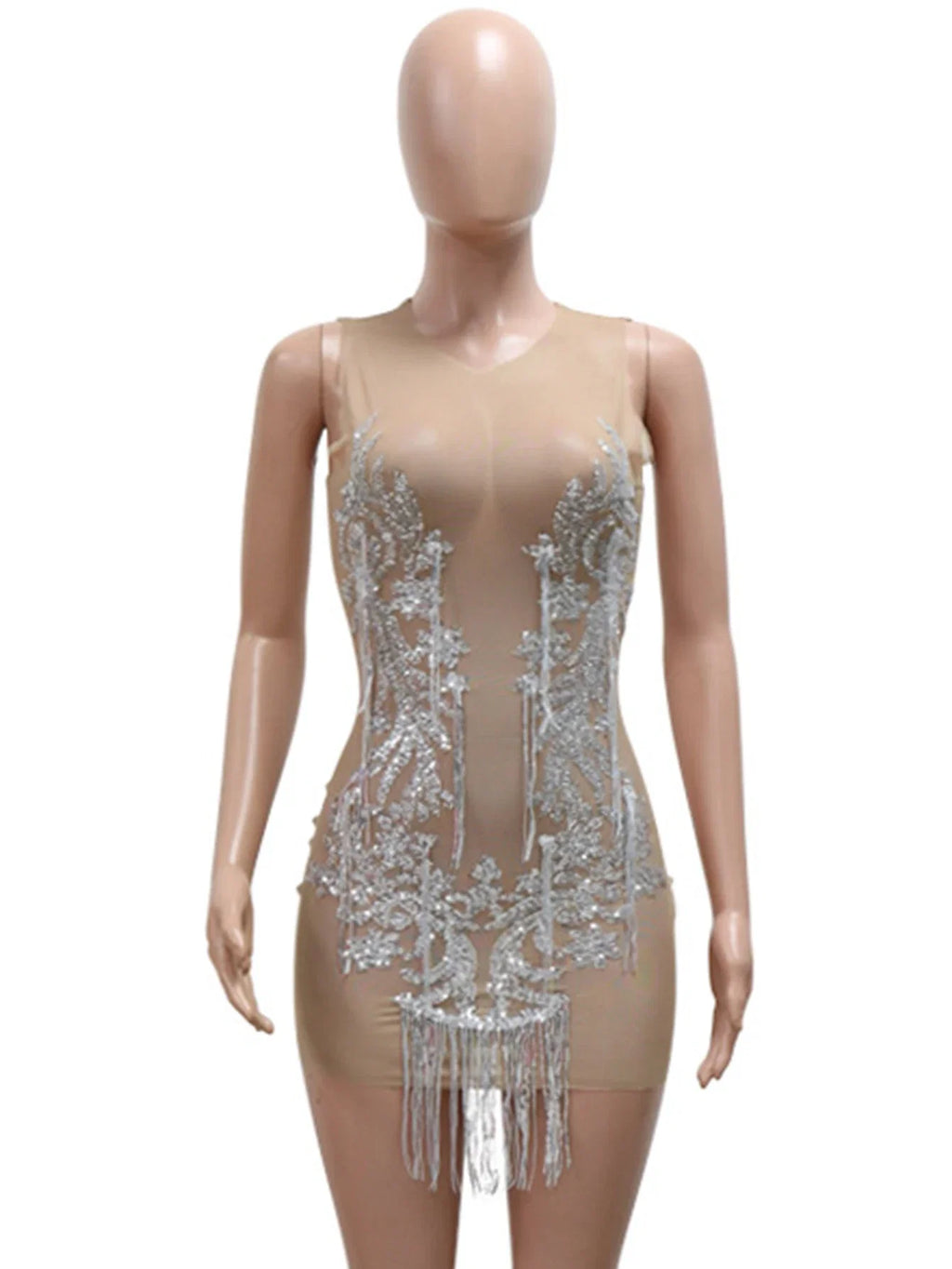 Mini sequin Elegant  summer bodycon dress party evening vestidos
