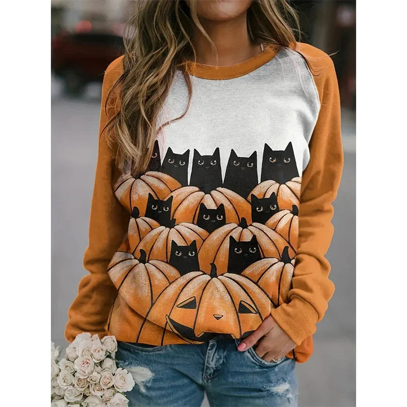 Western Aztec Ethnic Style Indians Sweatshirts Horse 3D Print Retro Hoodies Women Hoodie Oversized Pullovers Woman Tops Clothing