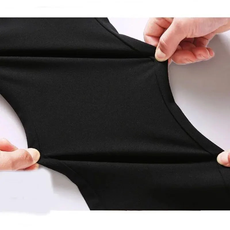 Men's Elastic Straight Pants Business Casual Formal