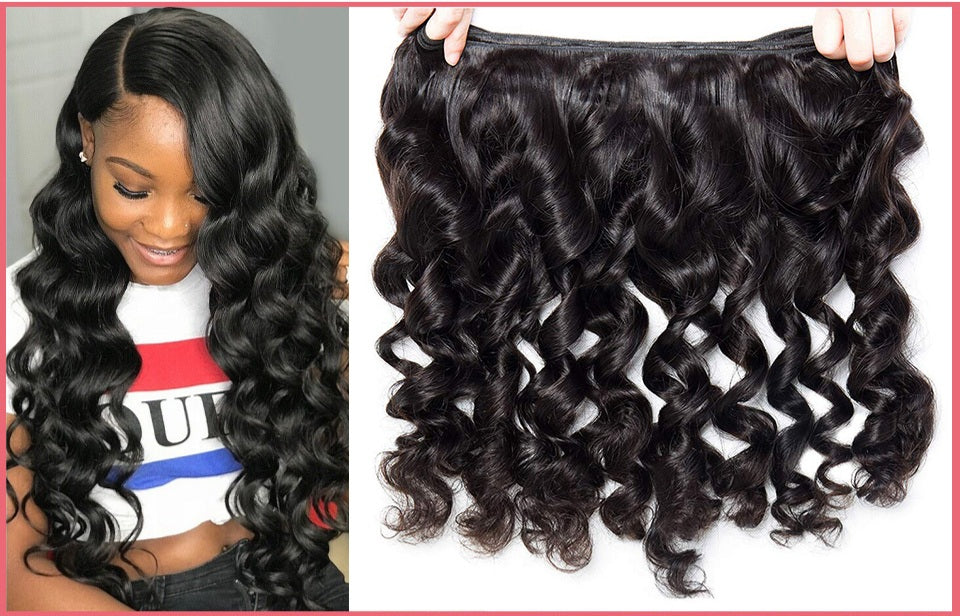 Brazilian Loose Wave Bundles with Closure