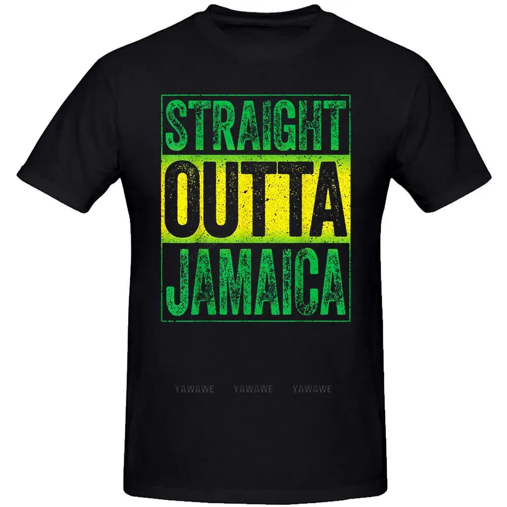 Jamaican Black Girls Jamaica Flag Hair Womens Tee Tops Round Neck Short-Sleeve Fashion Tshirt Clothing Casual Basic T-shirts