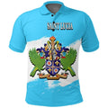 St Lucia Flag 3d Printed Polo Shirt Men Summer Casual Short Sleeved Sports Tee