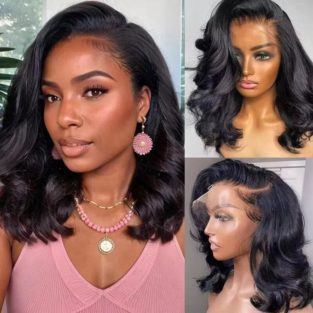 Body Wave Bob Wig - 13x4 Lace Front Brazilian Remy Hair