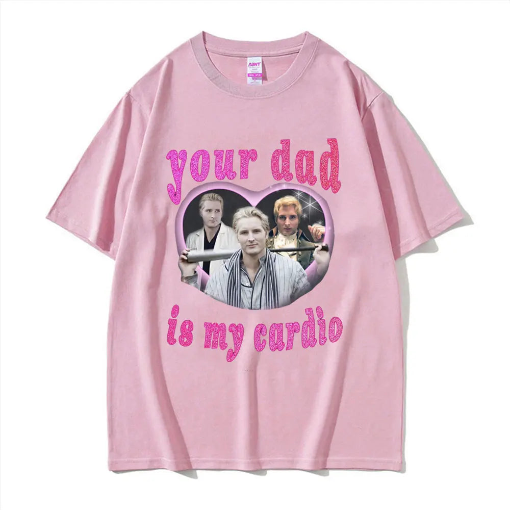 The Original Dilf Carlisle Cullen - Twilight Oversized T Shirts Summer Men Clothing Cotton Streetwear European Size Tops T-shirt