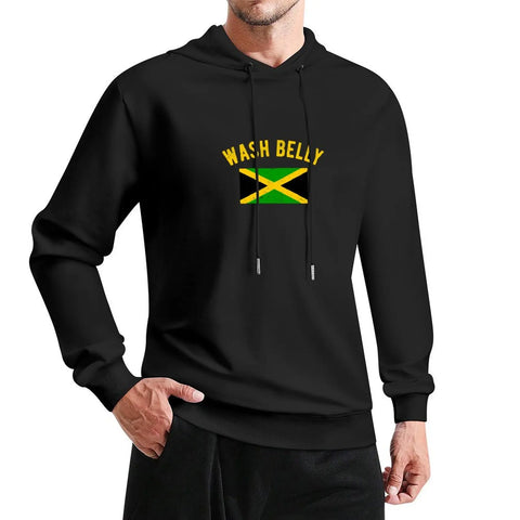 Wash Belly Jamaica Slang Funny Jamaican Phrase Pullover Hoodie men's winter sweater men clothing men's coat japanese hoodie
