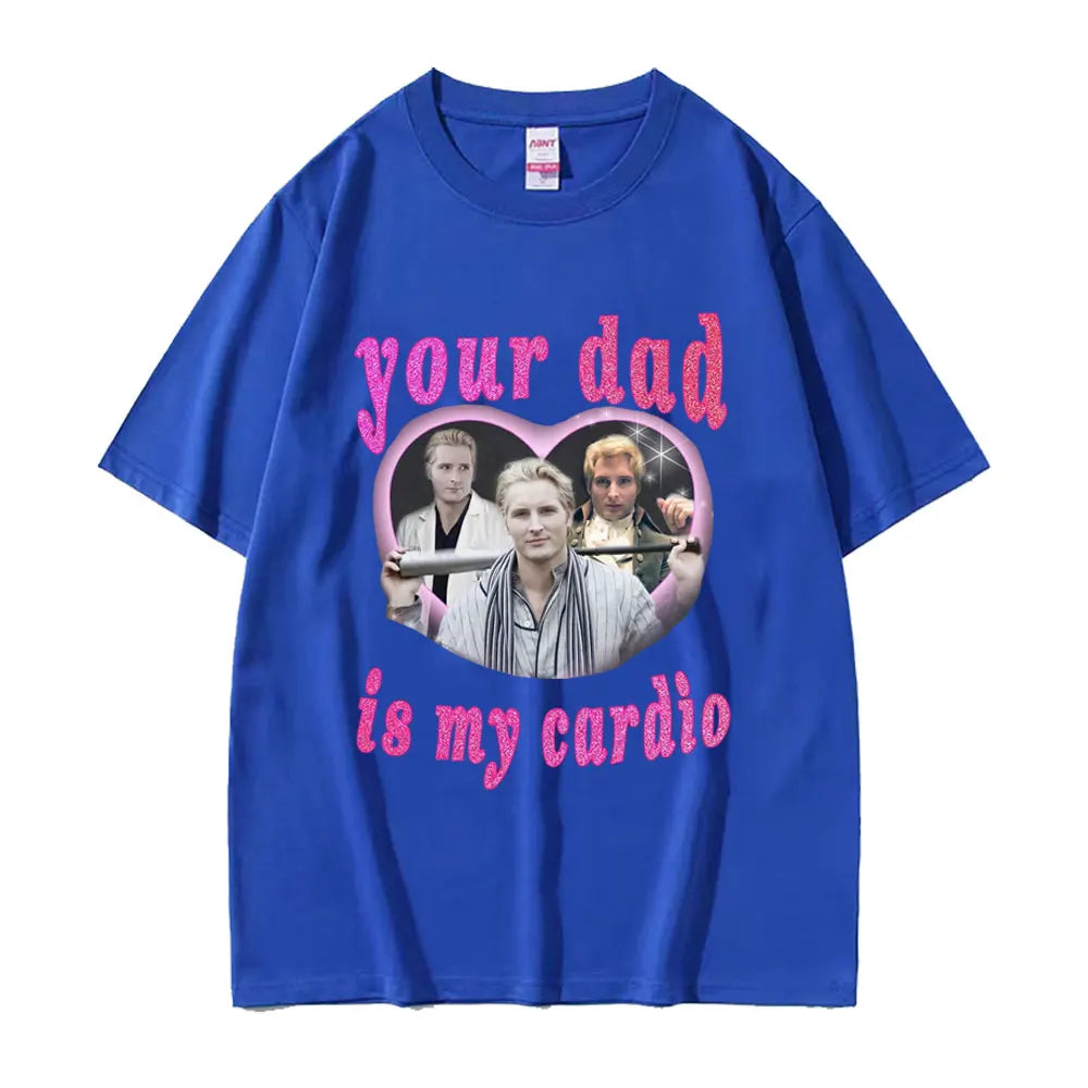 The Original Dilf Carlisle Cullen - Twilight Oversized T Shirts Summer Men Clothing Cotton Streetwear European Size Tops T-shirt