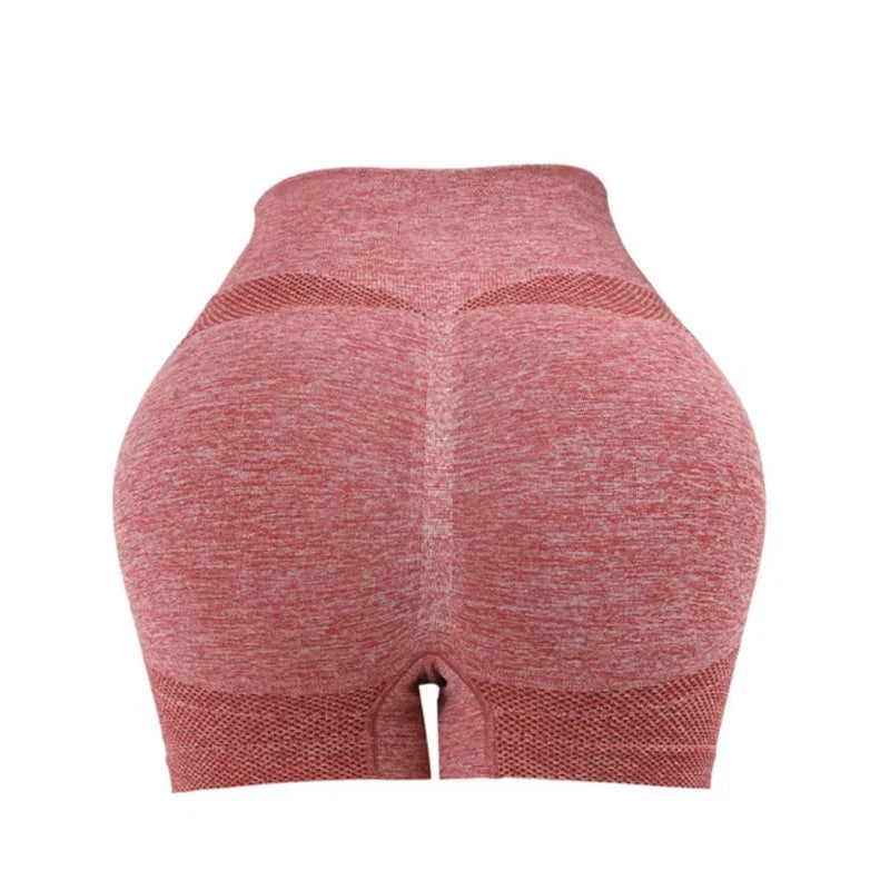 Women Yoga High Waist Workout Shorts Butt Lift Fitness Ladies Yoga Gym Running Short Pants Sportswear
