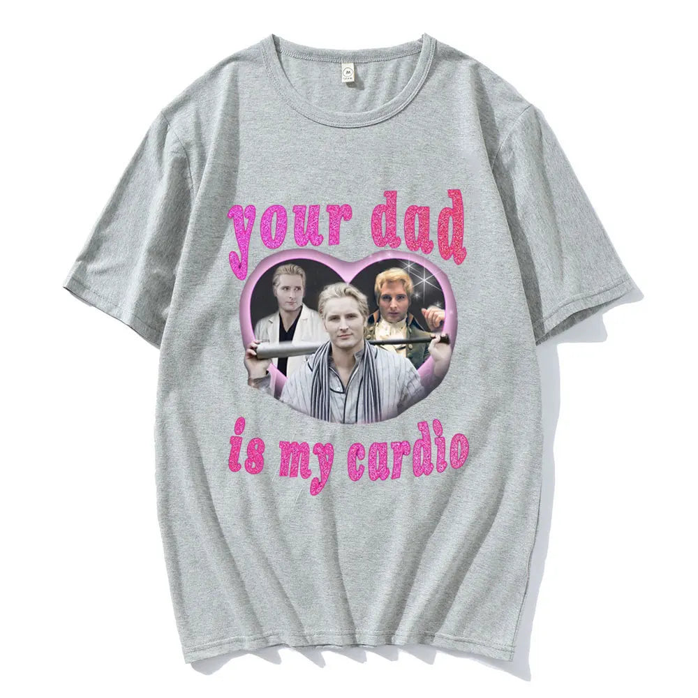 The Original Dilf Carlisle Cullen - Twilight Oversized T Shirts Summer Men Clothing Cotton Streetwear European Size Tops T-shirt