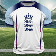 Men's T-shirt Sports Running T-shirts England Outdoor Athleisure Pattern Print Tee Quick Drying Short Sleeve Unisex Clothing Top