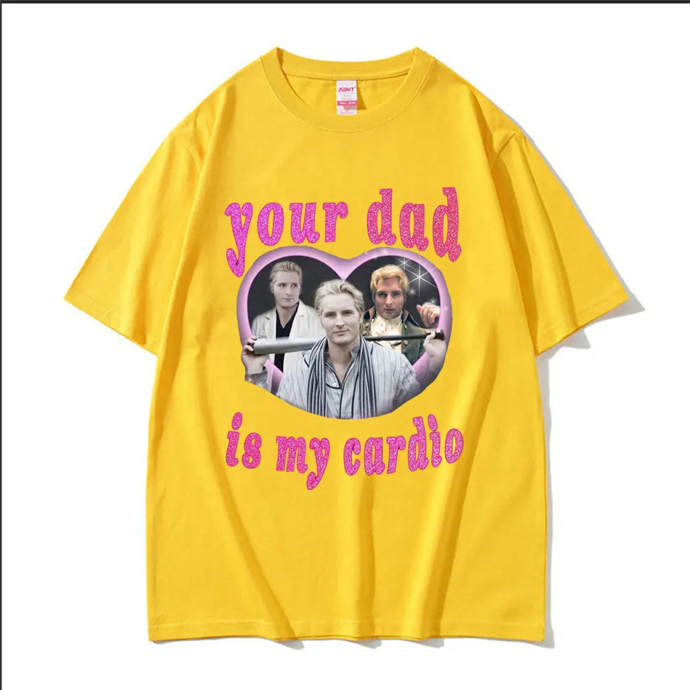 The Original Dilf Carlisle Cullen - Twilight Oversized T Shirts Summer Men Clothing Cotton Streetwear European Size Tops T-shirt