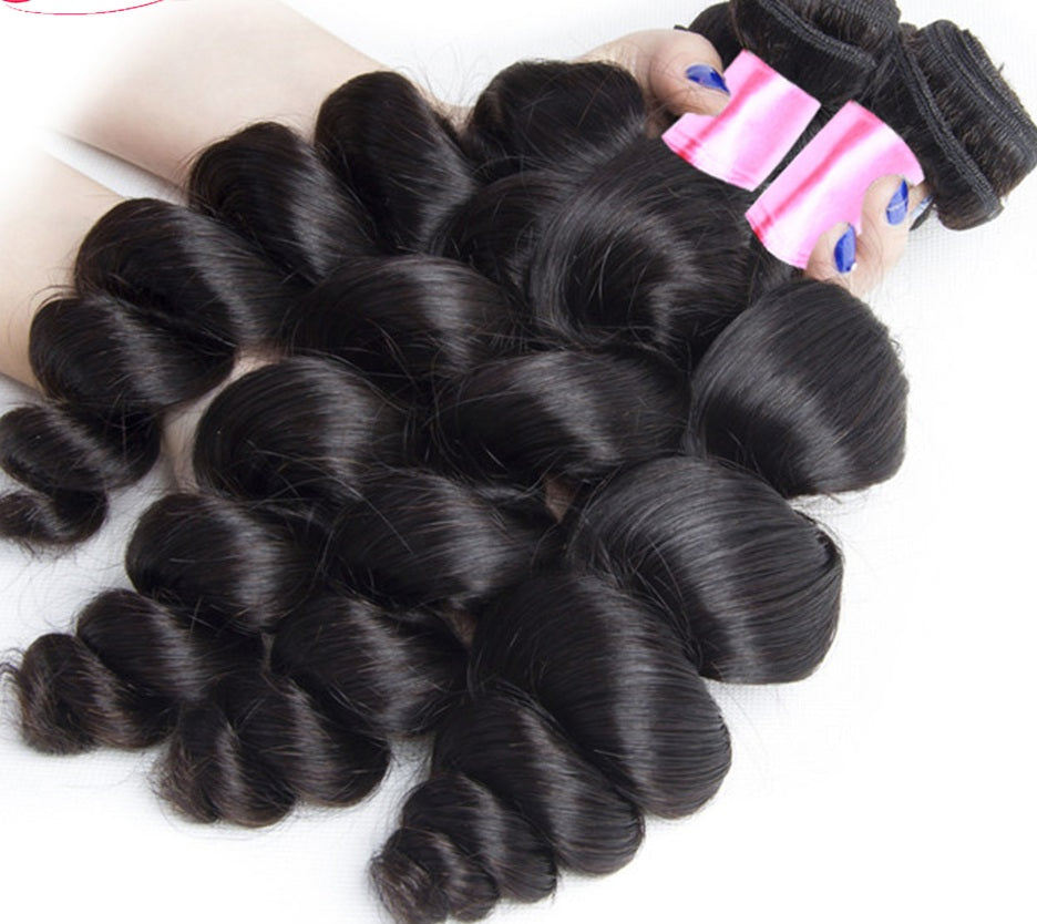 Brazilian Loose Wave Bundles with Closure